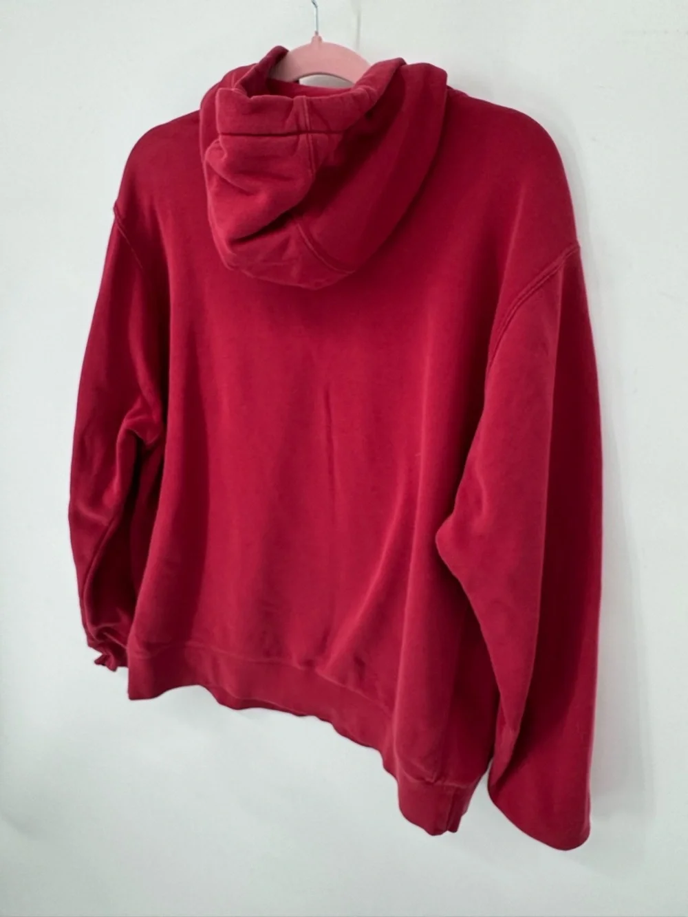Nike Women's Maroon Crewneck Hoodie Sweatshirt Size XL